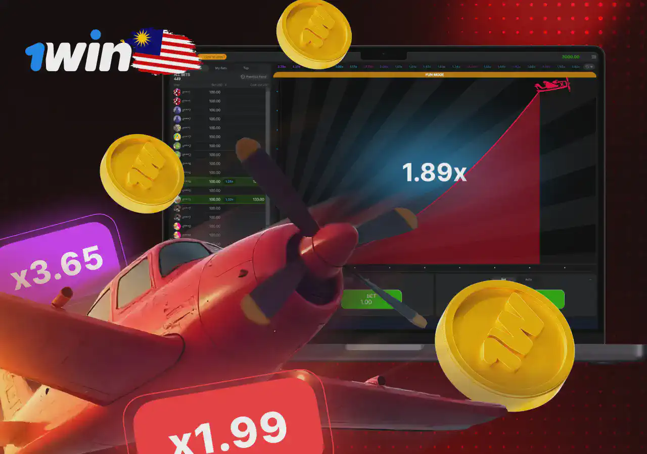 permainan Aviator dengan 1win
