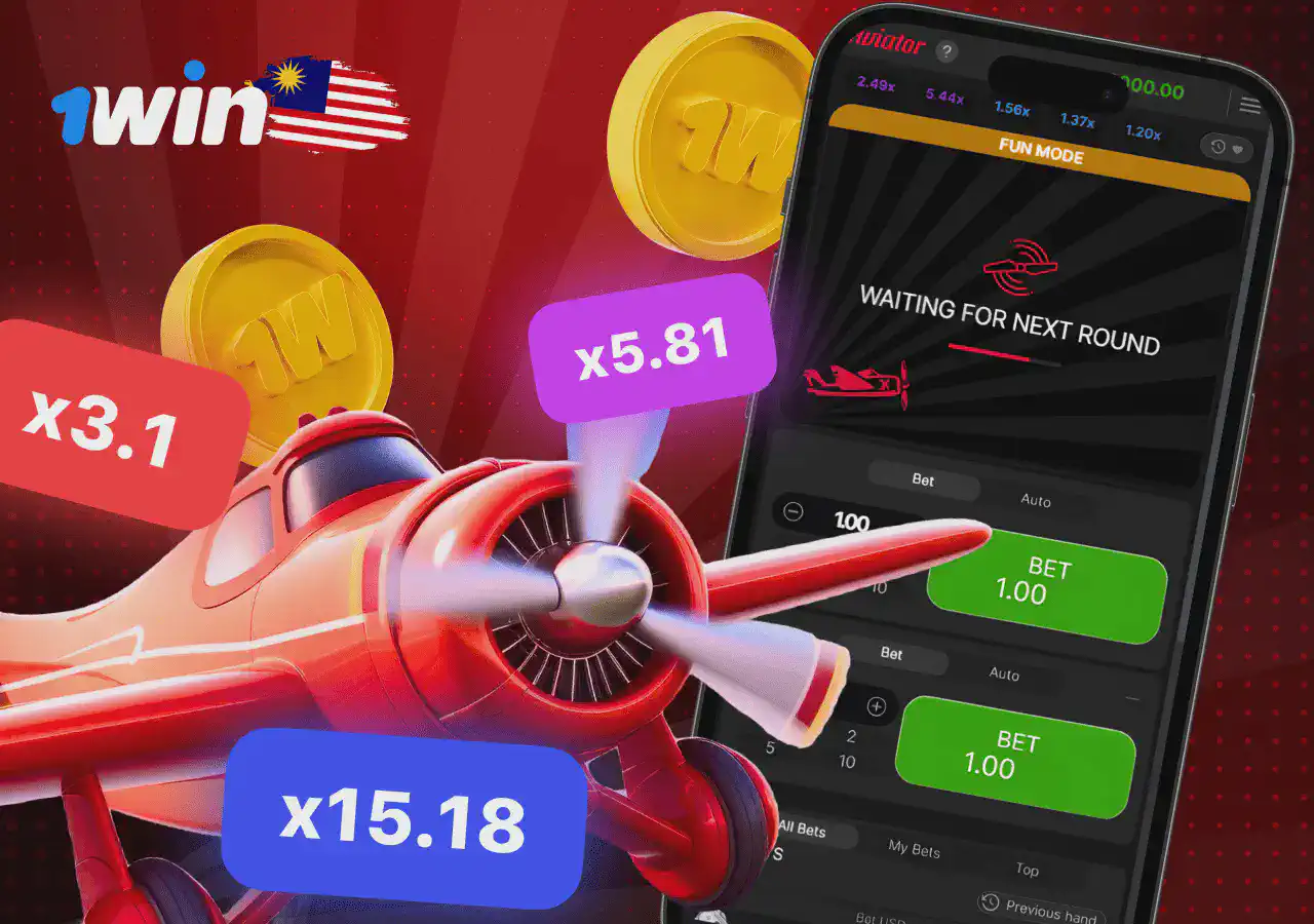 Mula bermain permainan 1win Aviator
