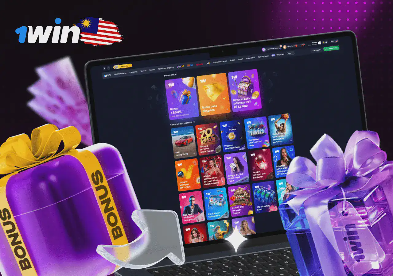 Dapatkan bonus 1menang dengan kod promosi