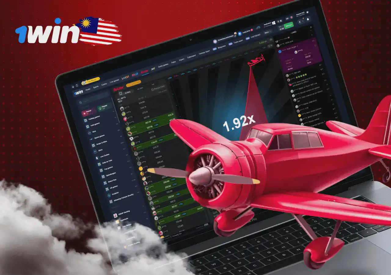 Permainan Aviator dengan 1win