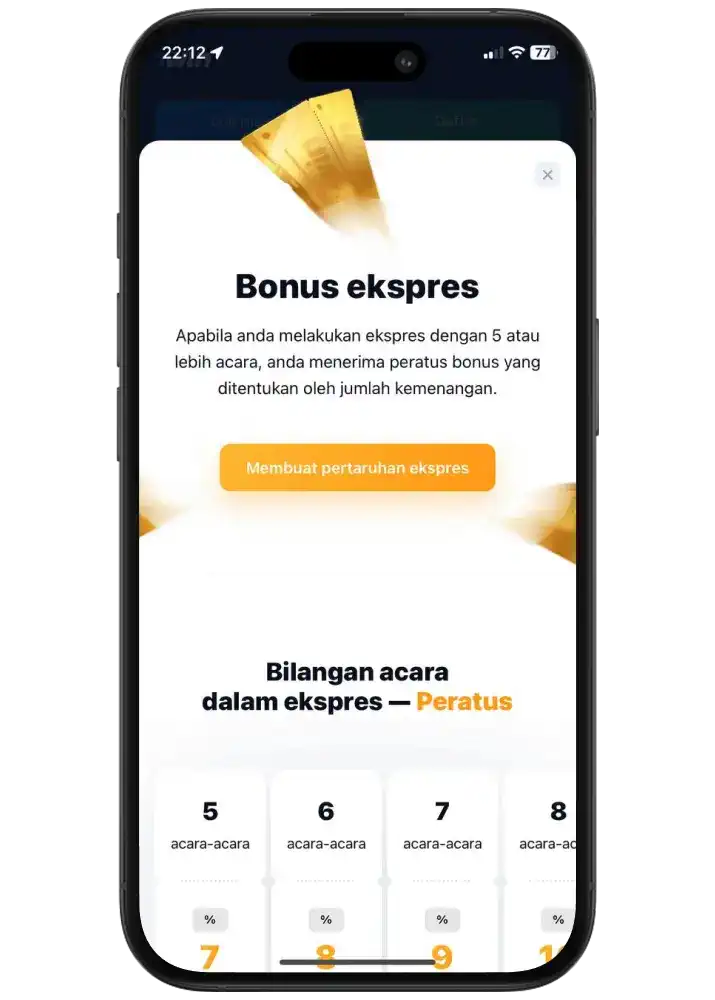 Dapatkan bonus ekspres kasino 1win