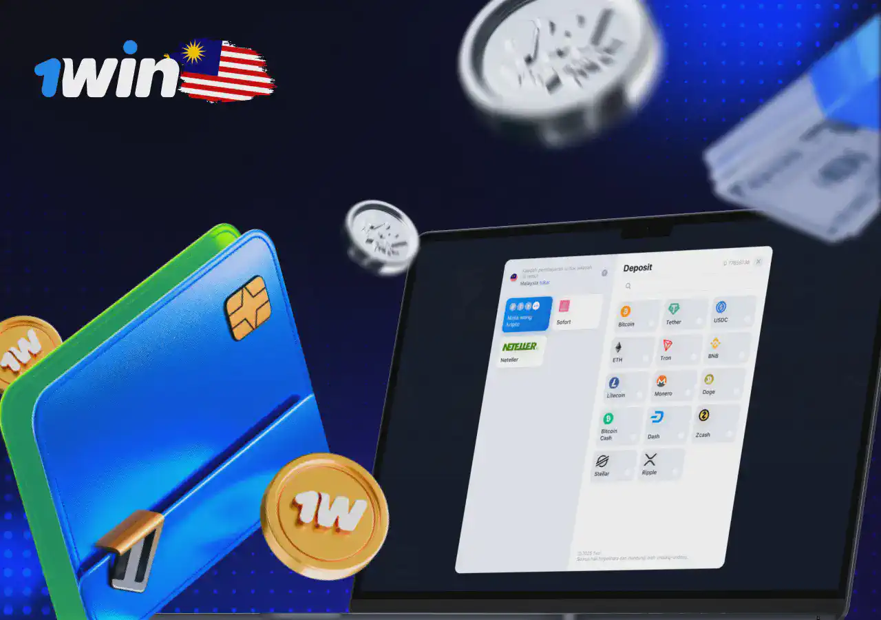 Pembayaran pada kasino 1win Rasmi