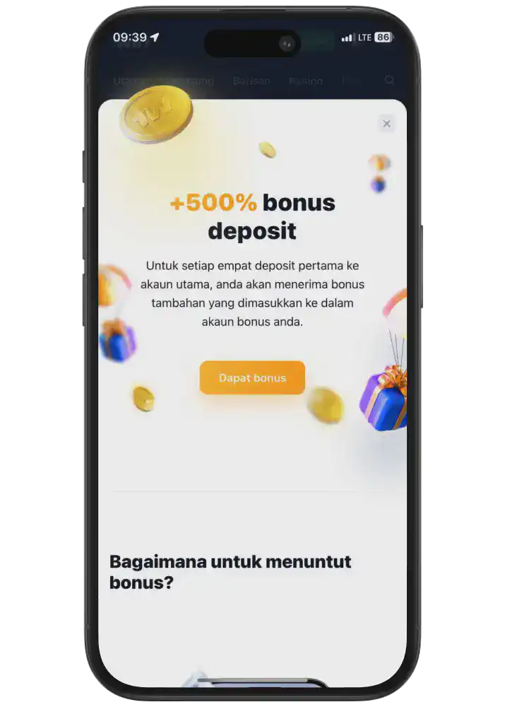1win masa deposit