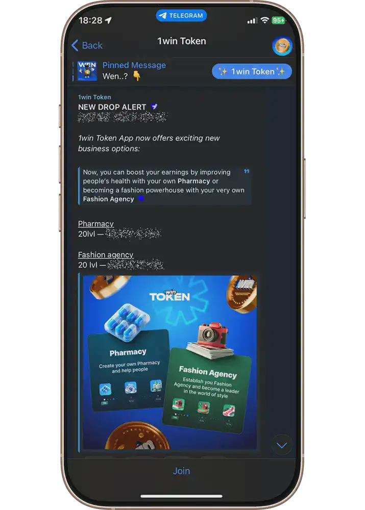 Berita tentang token 1win